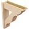 Ekena Millwork 8-in W x 26-in D x 30-in H Funston Trad Rough Cedar Woodgrain TimberThane Outlooker, Primed Tan OUTUR080X26X30FST04RCPR - alternate 2